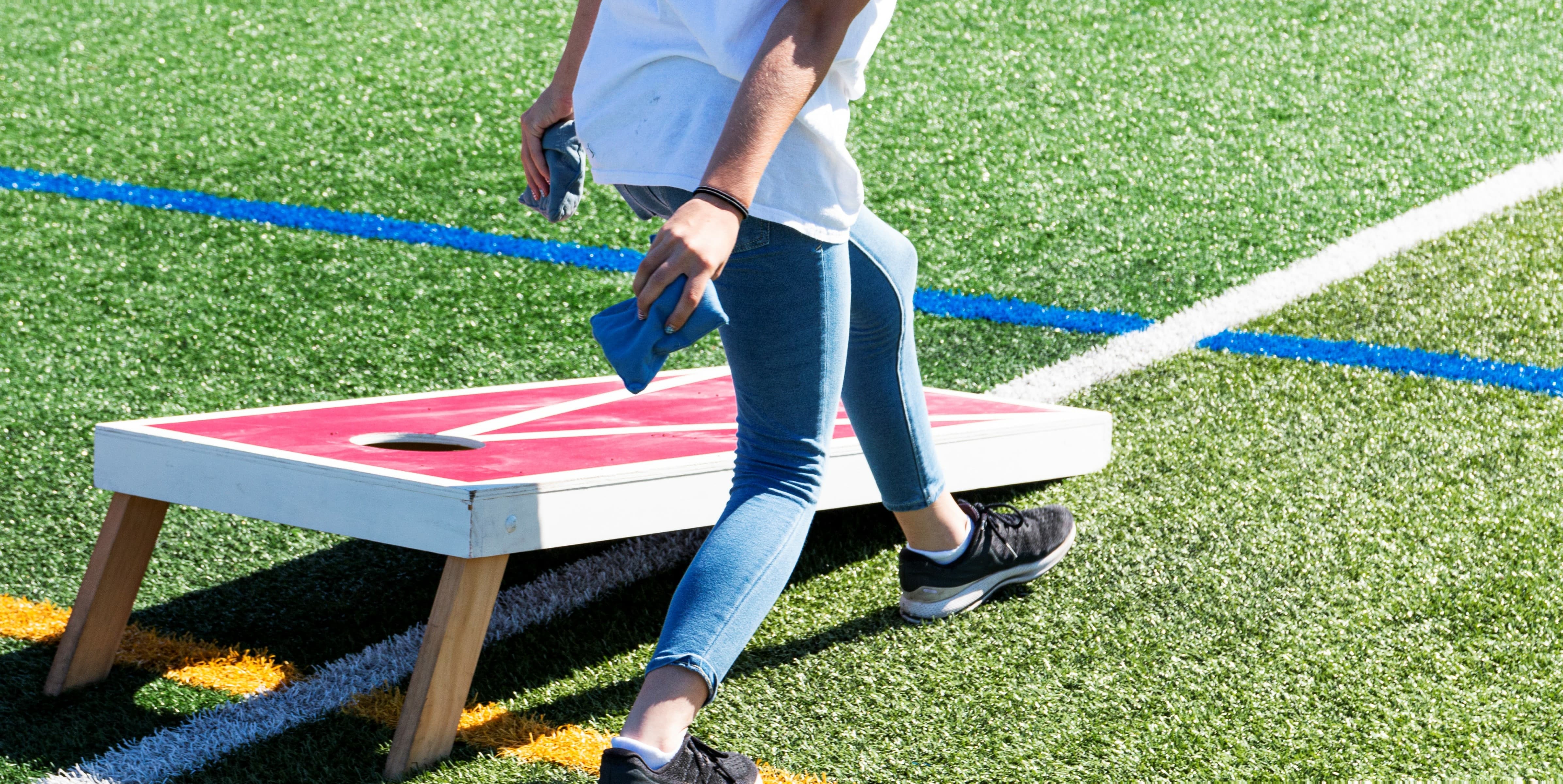 adult cornhole league at the Y